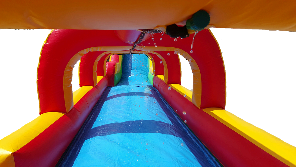 18 ft water slide front view